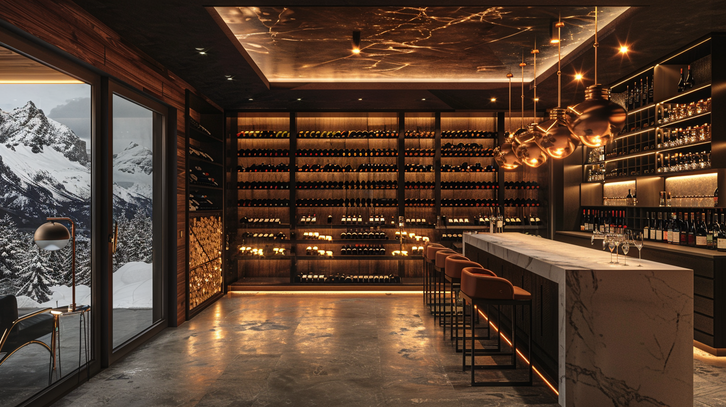 Cave à vin et bar